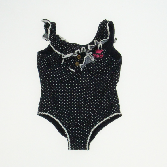Juicy Couture Girls Navy 1-piece Swimsuit size: 18-24 Months - Picture 2 of 2
